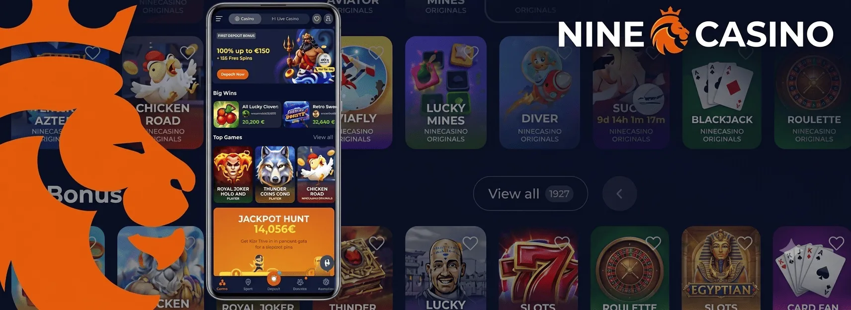 Nine casino alkalmazás